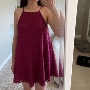 Purple Lace Mini Dress Kimchi Blue